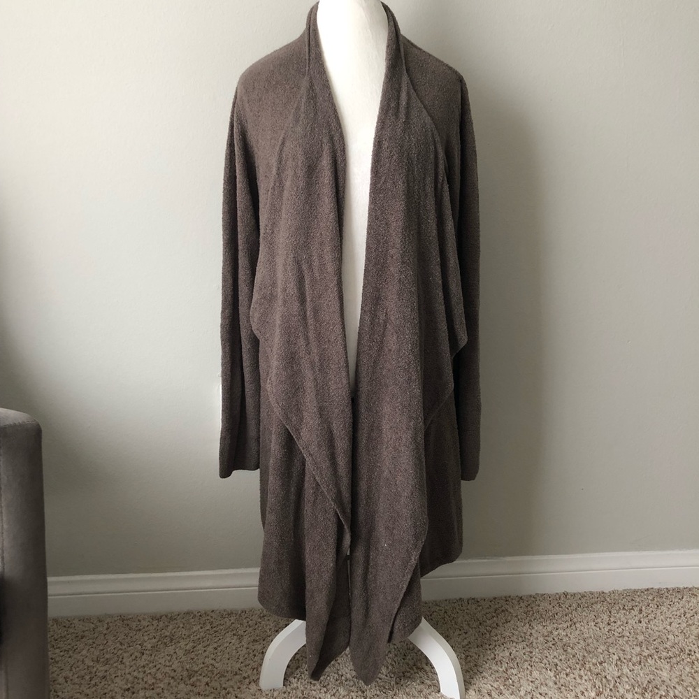 Barefoot Dreams Bamboo Chic Drape Front Cardigan